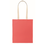 Tote bag en coton avec anses longues 140 g/m² couleur fuchsia