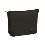 Trousse en velours côtelé polyester avec doublure intérieure 220 g/m² couleur noir