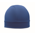 Bonnet de sport en polyester respirant et léger couleur bleu