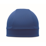Bonnet de sport en polyester respirant et léger couleur bleu quatrième vue