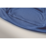 Bonnet de sport en polyester respirant et léger couleur bleu quatrième vue photographique