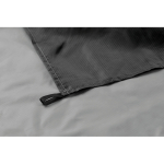 Tapis de plage léger en polyester 200x210cm couleur noir sixième vue photographique