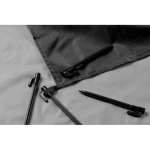 Tapis de plage léger en polyester 200x210cm couleur noir vue thématique photographique