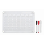 Planificateur magnétique mensuel en acrylique magnétique A4 couleur transparent
