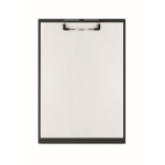 Porte-bloc en carton léger avec pince métallique A4 couleur noir troisième vue