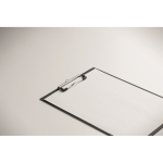 Porte-bloc en carton léger avec pince métallique A4 couleur noir cinquième vue photographique