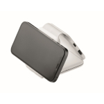 Base de charge magnétique en ABS avec hubs USB intégrés 15 W couleur blanc cinquième vue