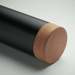 Bouteille à double paroi en acier inoxydable avec liège 500ml couleur noir
