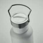 Bouteille à double paroi en acier inoxydable avec liège 500ml couleur blanc