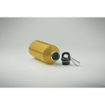 Gourde en acier inoxydable recyclé avec mousqueton 500 ml couleur moutarde