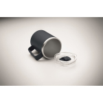 Gobelet à double paroi avec couvercle coulissant transparent 400 ml troisième vue photographique