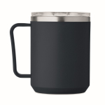 Gobelet à double paroi avec couvercle coulissant transparent 400 ml septième vue