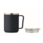 Gobelet à double paroi avec couvercle coulissant transparent 400 ml huitième vue