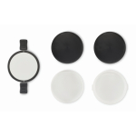 Lunch box ronde à deux étages de 250/700 ml avec poignées couleur blanc sixième vue