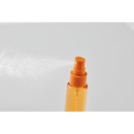 Vaporisateur corporel avec pompe et capuchon 30 ml couleur orange transparent cinquième vue photographique