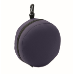 Oreiller de voyage 2 en 1 avec masque de sommeil intégré couleur bleu deuxième vue