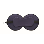 Oreiller de voyage 2 en 1 avec masque de sommeil intégré couleur bleu cinquième vue