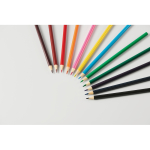 Set de dessin pour enfants avec papier kraft et 12 crayons de couleur couleur beige quatrième vue photographique