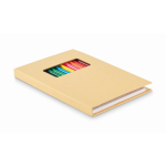 Set de dessin pour enfants avec papier kraft et 12 crayons de couleur couleur beige sixième vue