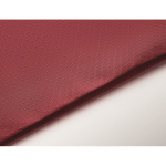 Sac à dos à cordons en RPET avec poche latérale et fermeture éclair couleur bordeaux quatrième vue photographique