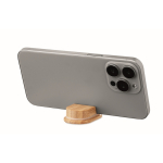 Jeu de câbles dans un étui avec couvercle servant de support télephone couleur beige dixième vue