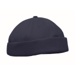 Casquette style docker en coton avec maille et boucle 260 g/m² couleur bleu