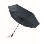 Parapluie pliable automatique en pongée RPET 190T Ø107 couleur bleu quatrième vue