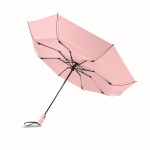Parapluie pliable automatique en pongée RPET 190T Ø107 couleur rose quatrième vue