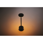Lampe de table en aluminium avec 24 LED tactile couleur noir deuxième vue photographique