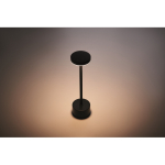 Lampe de table en aluminium avec 24 LED tactile couleur noir quatrième vue photographique