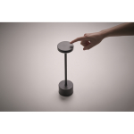 Lampe de table en aluminium avec 24 LED tactile couleur noir cinquième vue photographique