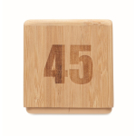 Minuteur en bambou avec compte à rebours numérique couleur bois cinquième vue