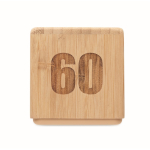 Minuteur en bambou avec compte à rebours numérique couleur bois sixième vue