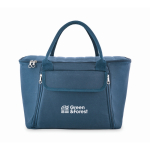 Sac isotherme de pique-nique en RPET pour 2 avec set complet couleur bleu vue principale
