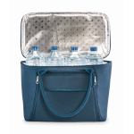Sac isotherme de pique-nique en RPET pour 2 avec set complet couleur bleu huitième vue