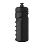 Gourde de sport anti-fuite en plastique avec bonne prise en main 500ml couleur noir deuxième vue