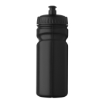Gourde de sport anti-fuite en plastique avec bonne prise en main 500ml couleur noir troisième vue