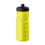 Gourde de sport anti-fuite en plastique avec bonne prise en main 500ml couleur jaune fluorescent