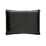 Couverture de survie imperméable réutilisable avec housse RPET couleur noir quatrième vue