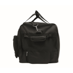 Sac trolley en RPET avec 2 roues et plusieurs poches couleur noir sixième vue