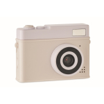 Appareil photo numérique compact rechargeable avec écran LCD 2” couleur beige