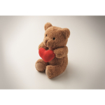Grand ours en peluche 23 cm avec cœur rouge couleur rouge troisième vue photographique