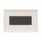 Cadre photo magnétique rectangulaire en acrylique pour réfrigérateur couleur transparent troisième vue