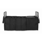 Organisateur de voiture pliable en polyester RPET 600D couleur noir neuvième vue
