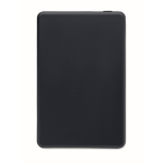 Batterie externe en aluminium recyclé avec indicateur 10 000 mAh couleur bleu marine