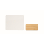 Plaque en aluminium sublimé avec base en bambou 12 x 15cm couleur bois cinquième vue