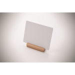 Plaque en aluminium sublimé avec base en bambou 12 x 15cm couleur bois quatrième vue photographique