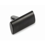 Étui pour désodorisant de voiture avec couvercle en aluminium et clip couleur noir