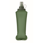 Gourde pliable en thermoplastique avec valve à mordre 500 ml couleur vert