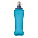 Gourde pliable en thermoplastique avec valve à mordre 500 ml couleur bleu roi